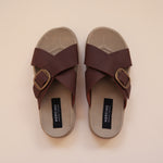 Load image into Gallery viewer, Demi in Vintage Brown (on beige sole)
