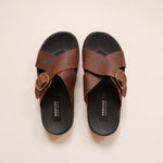 Load image into Gallery viewer, Demi in Vintage Brown (on black sole)
