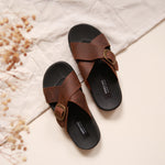 Load image into Gallery viewer, Demi in Vintage Brown (on black sole)
