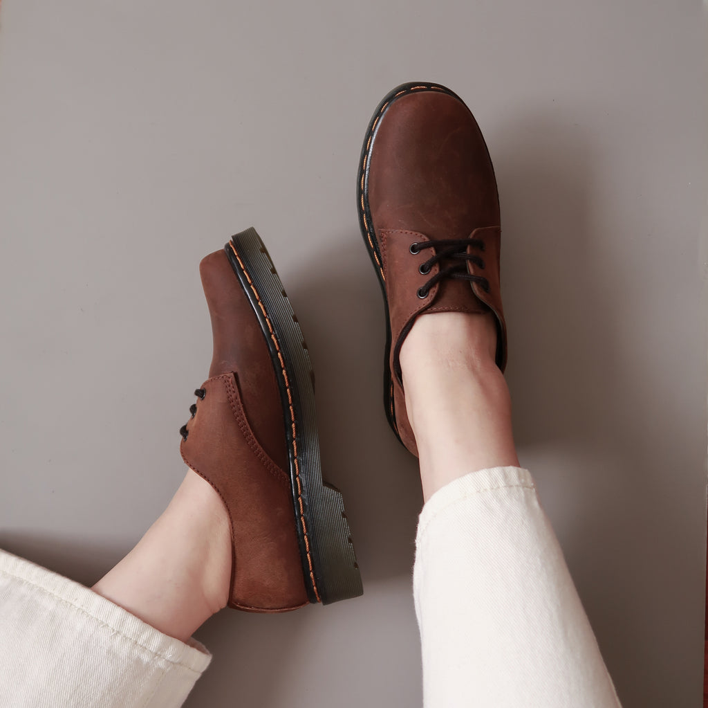 Dylan in Vintage Brown - Derbies - Rob and Mara