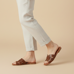 Load image into Gallery viewer, Eleanor in Brown - Sandals - Rob and Mara
