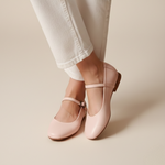 Load image into Gallery viewer, Estelle in Blush Pebbled - Ballet Flats - Rob and Mara

