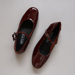 Load image into Gallery viewer, Estelle in Burgundy Patent
