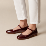 Load image into Gallery viewer, Estelle in Burgundy Patent
