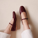 Load image into Gallery viewer, Estelle in Burgundy Patent
