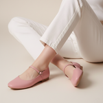 Load image into Gallery viewer, Estelle in Flamingo Pink - Ballet Flats - Rob and Mara
