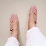 Load image into Gallery viewer, Estelle in Flamingo Pink - Ballet Flats - Rob and Mara
