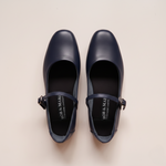 Load image into Gallery viewer, Estelle in Navy Blue - Ballet Flats - Rob and Mara
