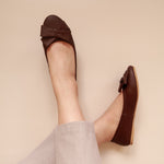 Load image into Gallery viewer, Primrose in Amaretto - Ballet Flats - Rob and Mara
