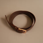 Load image into Gallery viewer, Golda Belt in Walnut - Belts - Rob and Mara
