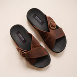 Load image into Gallery viewer, Demi in Vintage Brown (on black sole)
