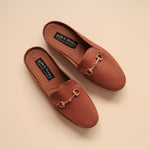 Load image into Gallery viewer, Celeste in Cognac Tan - Mules - Rob and Mara
