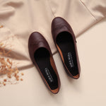 Load image into Gallery viewer, Olivia in Amaretto - Ballet Flats - Rob and Mara
