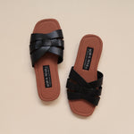 Load image into Gallery viewer, Hailey in Black - Sandals - Rob and Mara
