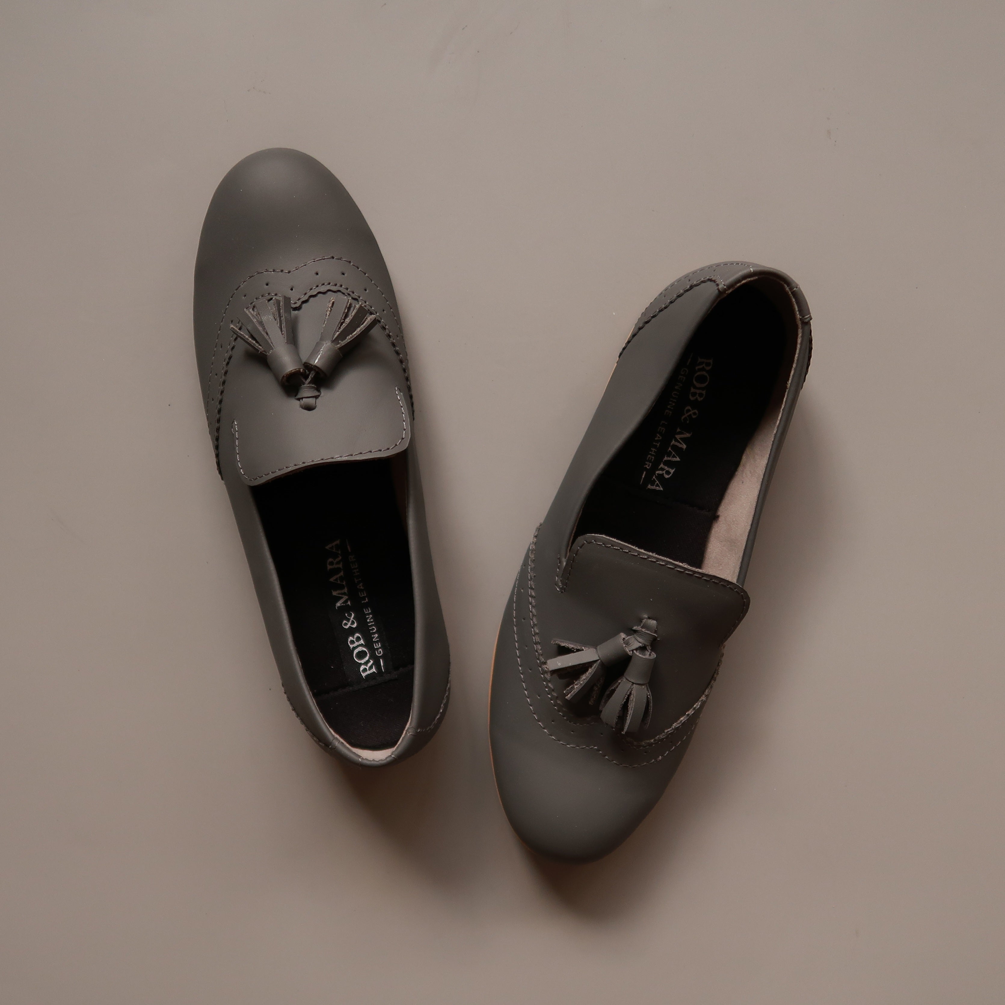 Tokyo in Stone Gray - Loafers - Rob and Mara
