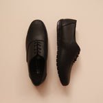 Load image into Gallery viewer, Margaux in Black Punched - Brogues - Rob and Mara
