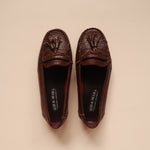 Load image into Gallery viewer, Charlotte in Walnut - Moccasins - Rob and Mara
