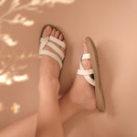 Load image into Gallery viewer, Ria in White - Sandals - Mercino
