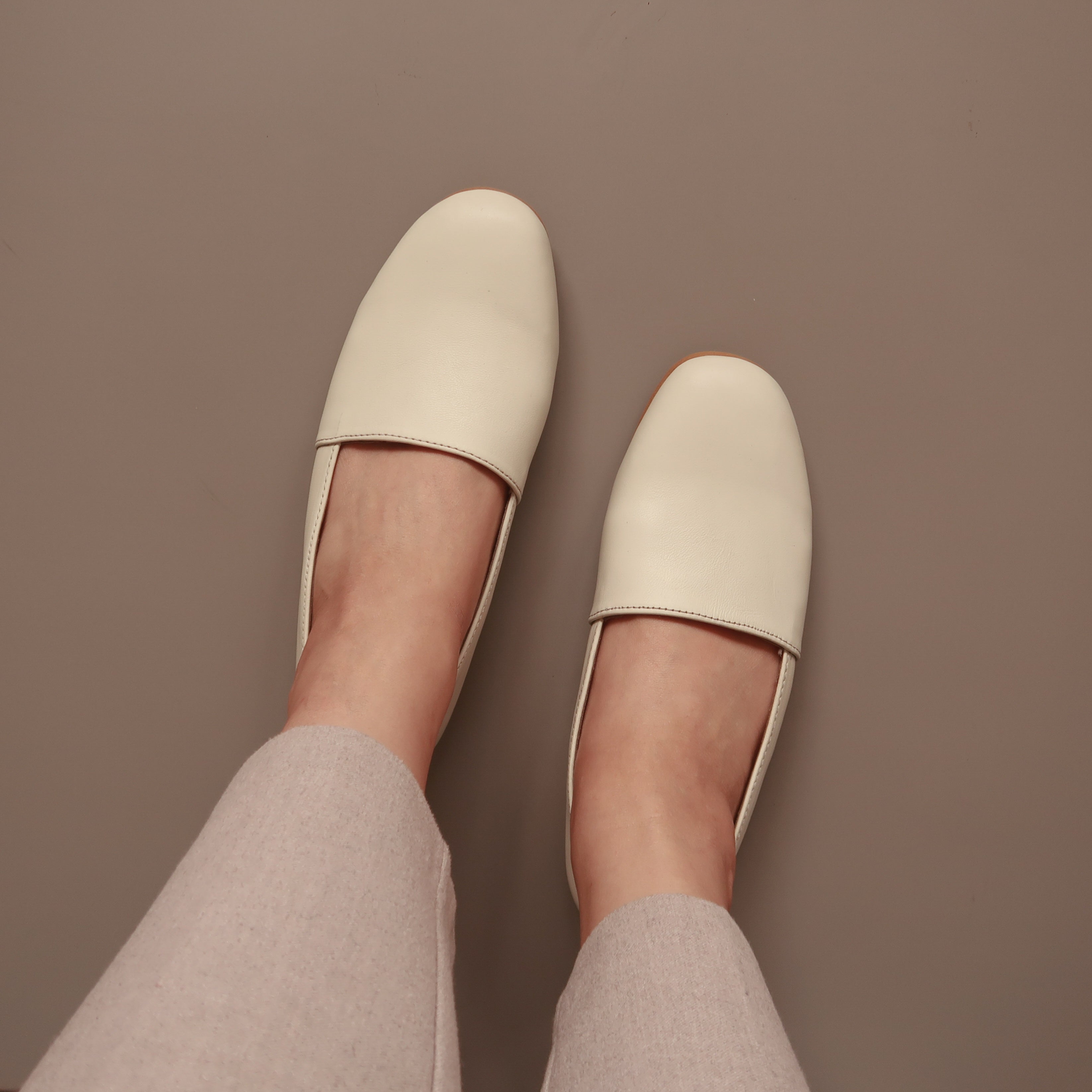 Paige in Ivory - Loafers - Rob and Mara