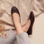 Load image into Gallery viewer, Olivia in Amaretto - Ballet Flats - Rob and Mara
