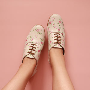 Margaux in Flower Power (Limited Edition) - Brogues - Rob and Mara