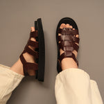 Load image into Gallery viewer, Theia in Amaretto - Sandals - Rob and Mara
