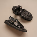 Load image into Gallery viewer, Theia in All Black - Sandals - Rob and Mara
