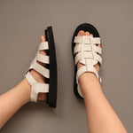 Load image into Gallery viewer, Theia in White Mono - Sandals - Rob and Mara

