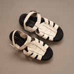Load image into Gallery viewer, Theia in White Mono - Sandals - Rob and Mara
