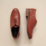 Load image into Gallery viewer, Victoria in Tan - Brogues - Rob and Mara
