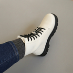 Load image into Gallery viewer, Zephyr in White Mono - Boots - Rob and Mara

