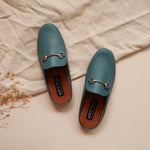 Load image into Gallery viewer, Celeste in Blue Lagoon (Limited Edition) - Mules - Rob and Mara
