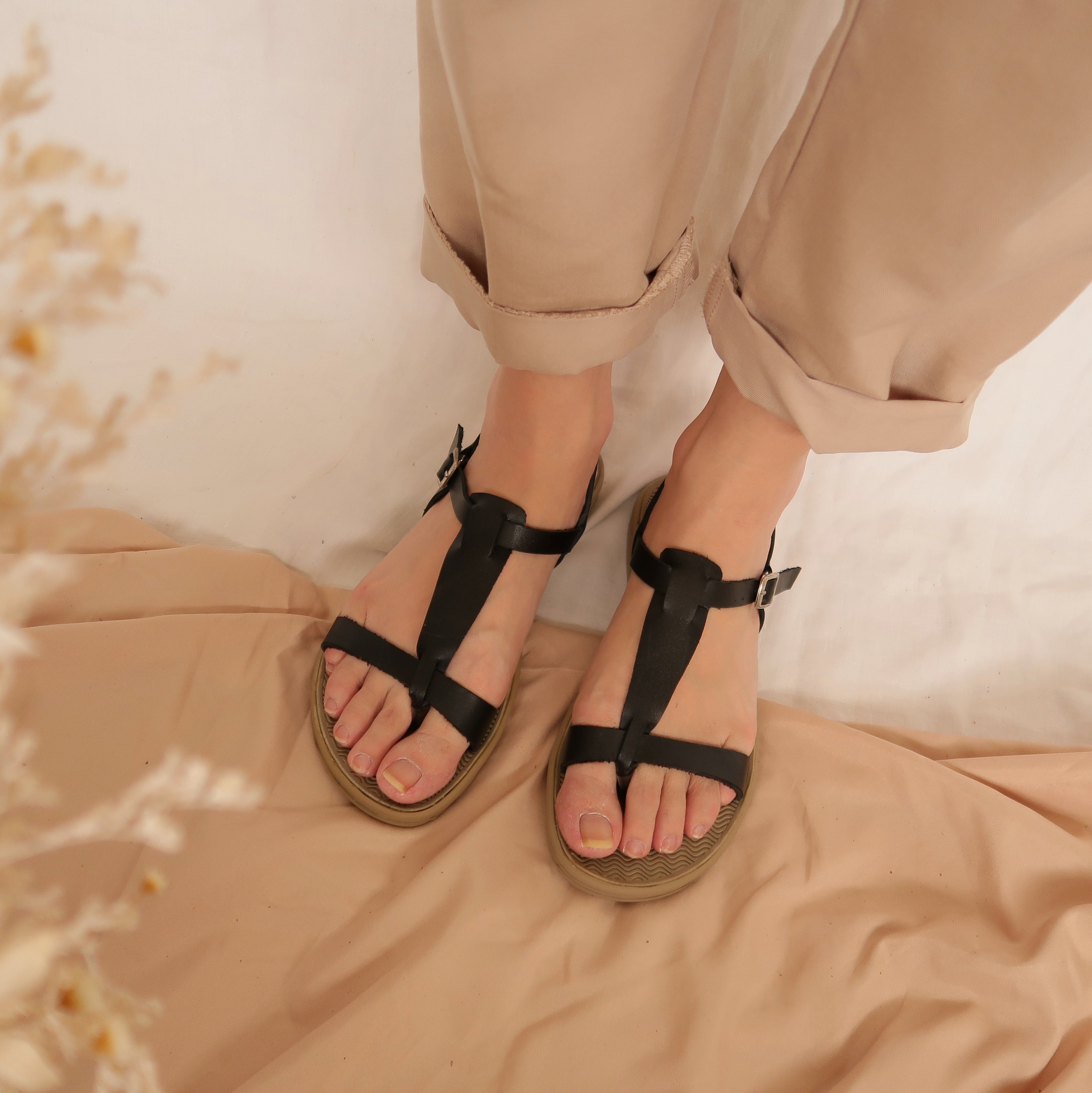Jenny in Black - Sandals - Mercino