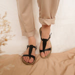 Load image into Gallery viewer, Jenny in Black - Sandals - Mercino
