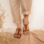 Load image into Gallery viewer, Jenny in Brown - Sandals - Mercino
