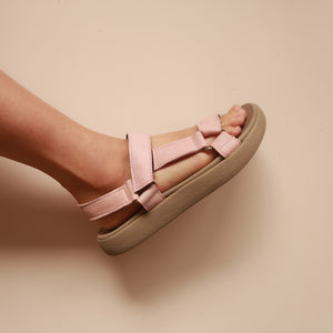 Zoe in Blush (on beige sole) - Sandals - Mercino