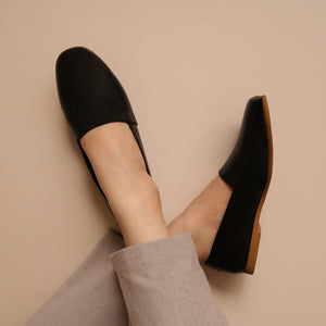 Paige in Black - Loafers - Rob and Mara