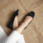 Load image into Gallery viewer, Bella in Black - Ballet Flats - Rob and Mara
