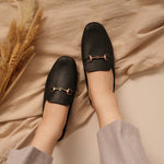 Load image into Gallery viewer, Celeste in Black - Mules - Rob and Mara
