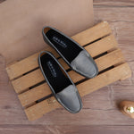 Load image into Gallery viewer, Devon in Gun Metal - Moccasins - Rob and Mara
