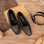 Load image into Gallery viewer, Devon in Lush Black - Moccasins - Rob and Mara
