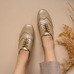 Load image into Gallery viewer, Ezra in Pearl - Brogues - Rob and Mara
