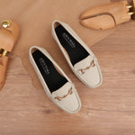 Load image into Gallery viewer, Florence in Bone - Moccasins - Rob and Mara
