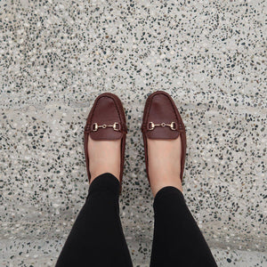 Florence in Walnut - Moccasins - Rob and Mara