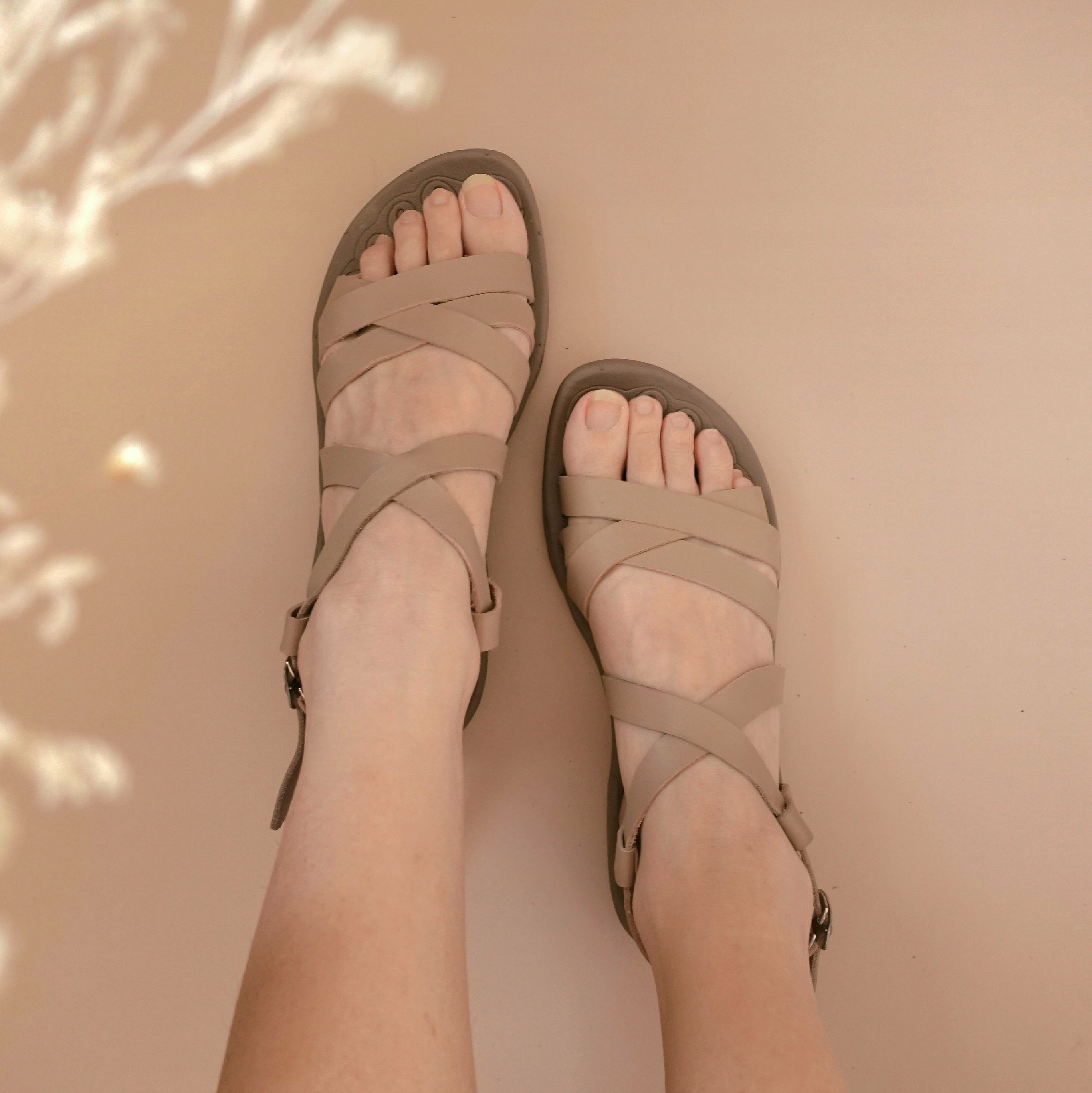 Alana in Nude - Sandals - Mercino