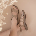 Load image into Gallery viewer, Alana in Nude - Sandals - Mercino

