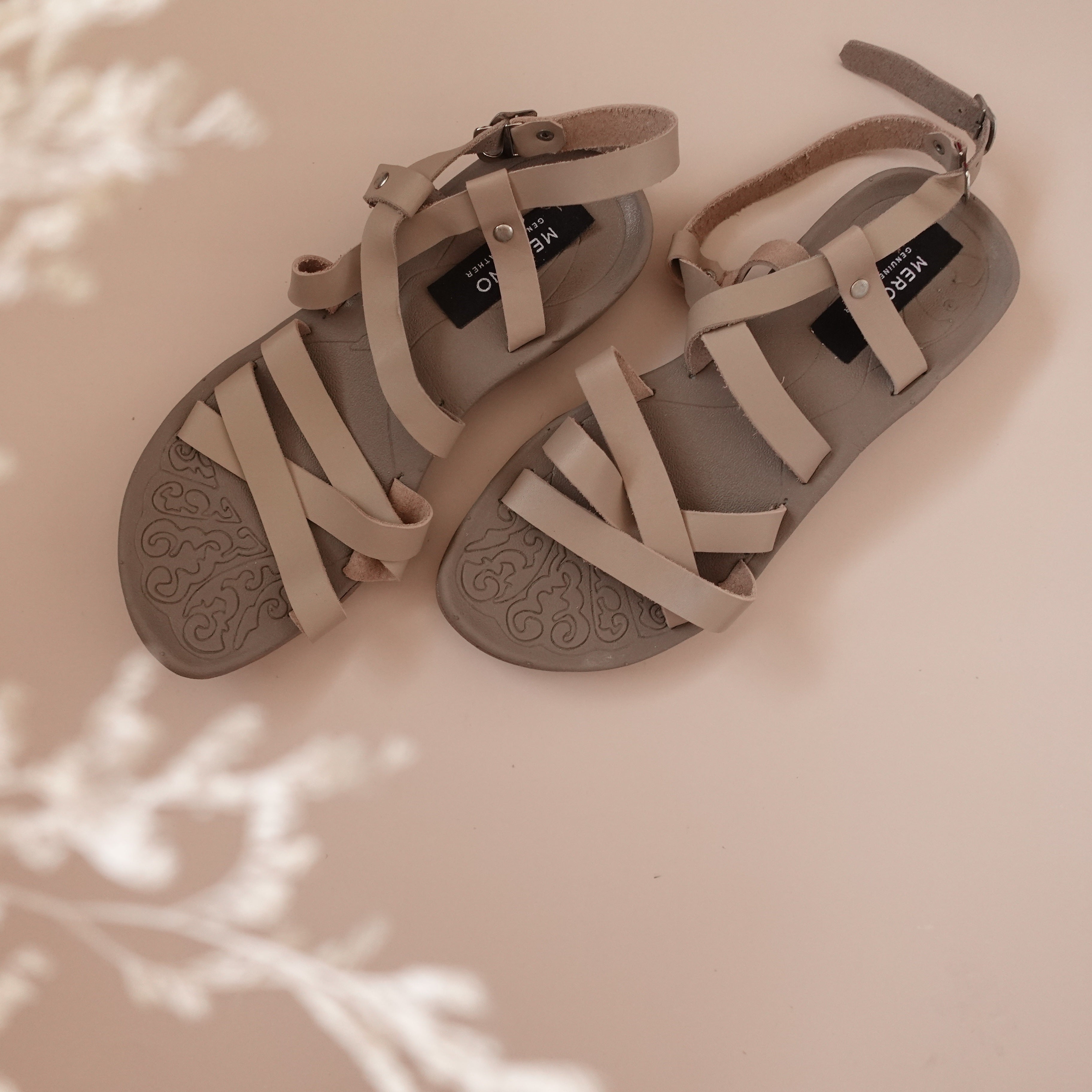 Alana in Nude - Sandals - Mercino