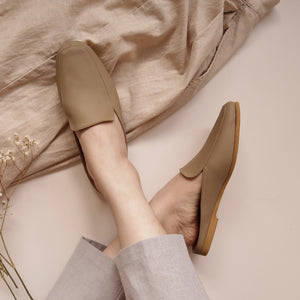 Aria in Taupe - Mules - Rob and Mara