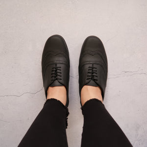 Aster in Black - Brogues - Rob and Mara