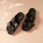 Load image into Gallery viewer, Bailey in All Black - Sandals - Mercino
